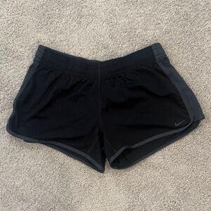 Nike Women's Black Athletic Running Shorts with Grey Trim